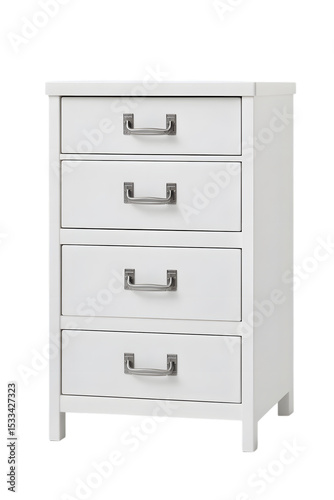 The chest drawers isolated on the white background. Ai Generated Images
