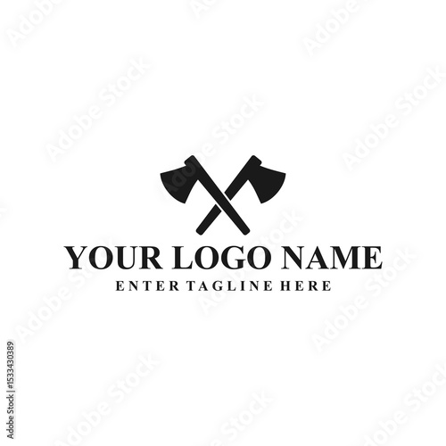 professional logo design axe, carpentry tools,carpenter,woodworker,vector,symbol,silhouette,badge,equipment, illustration, symbol, vintage, emblem, logo, tool, element, silhouette, sign, isolated, des