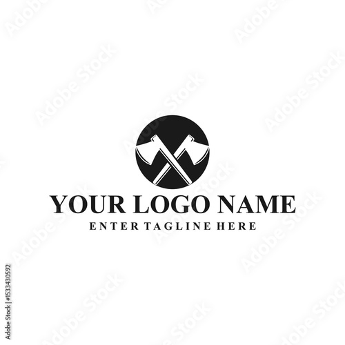 professional logo design axe, carpentry tools,carpenter,woodworker,vector,symbol,silhouette,badge,equipment, illustration, symbol, vintage, emblem, logo, tool, element, silhouette, sign, isolated, des