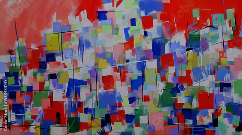 abstract background made of colorful cubes