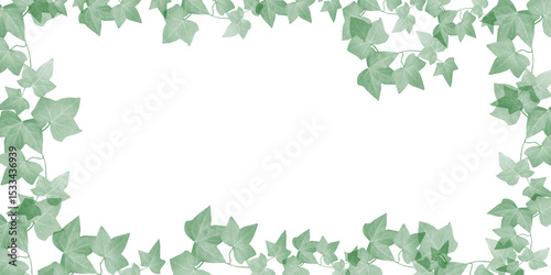 green leaves frame