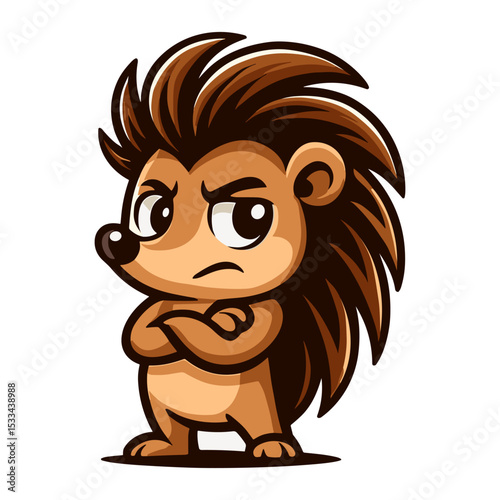hedgehog cartoon porcupine illustrations