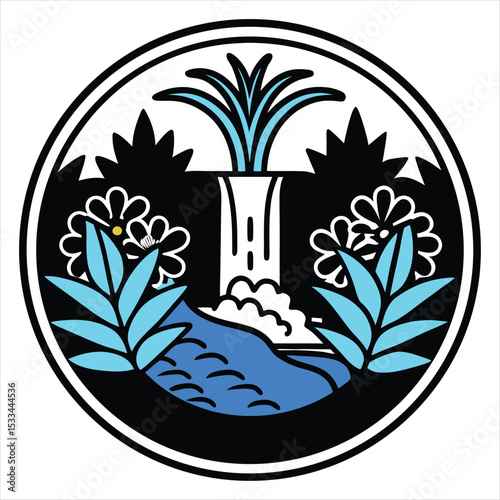 World Rainforest Day logo design, Vibrant Tropical Leaves & Wildlife, Waterfall & Biodiversity, Tree of Life with Earth Integration, Geometric Rainforest Skyline, Exotic Parrot in Flight with Foliage