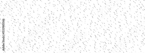 Small black scratches seamless texture. Scattered little lines background. Repeated tiny cuts pattern. Grunge random mottled grain overlay. Splashed specks and sprinkles repeating wallpaper. Vector