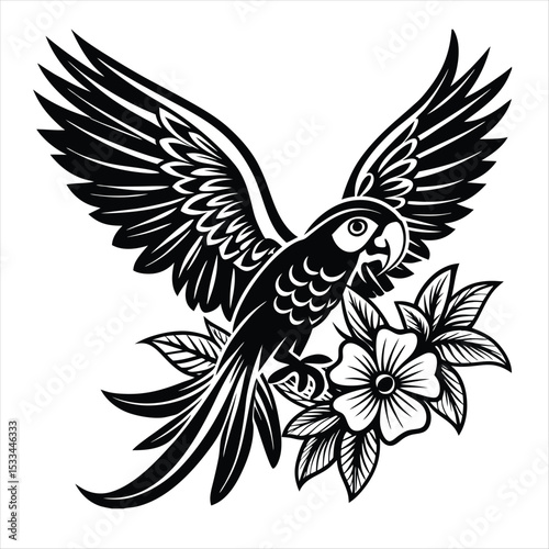 World Rainforest Day logo design, Vibrant Tropical Leaves & Wildlife, Waterfall & Biodiversity, Tree of Life with Earth Integration, Geometric Rainforest Skyline, Exotic Parrot in Flight with Foliage