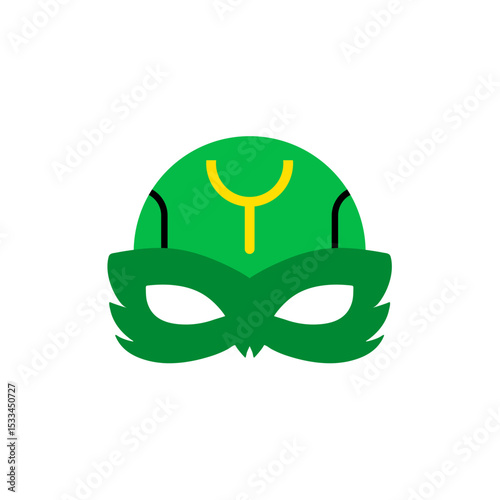 Vector super hero mask illustration 