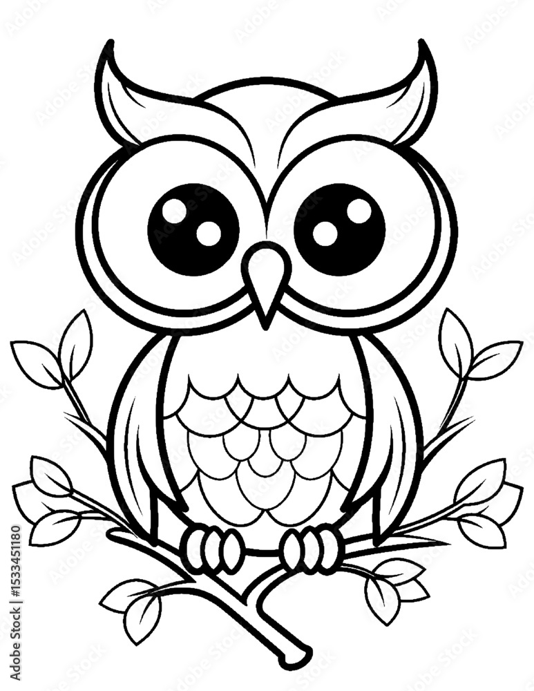 Fototapeta premium Black and white color pages