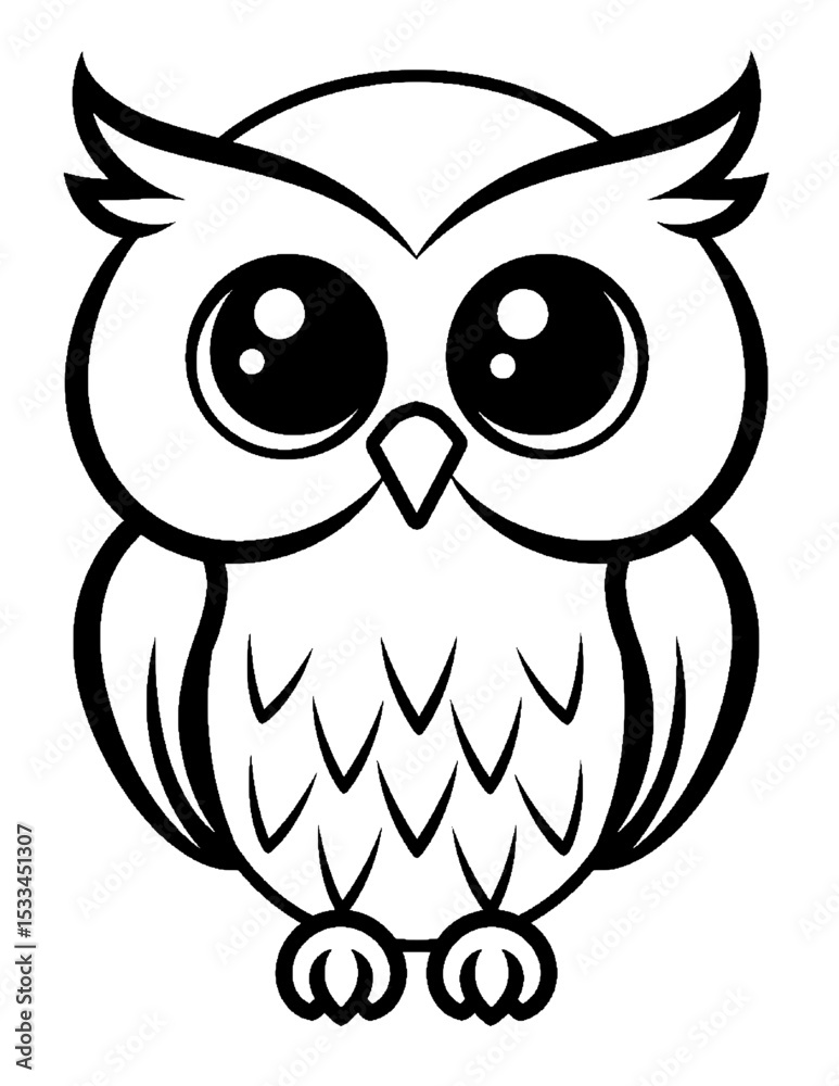 Fototapeta premium Black and white color pages