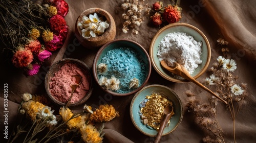 Cosmetic package beauty essentials home workshop natural ingredients creative space handmade solutions