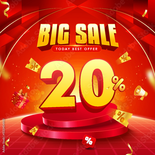Big sale special offer background