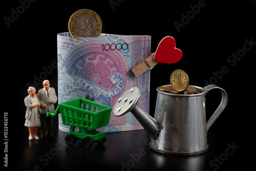 Conceptual story about pensions and savings of pensioners in Kazakhstan