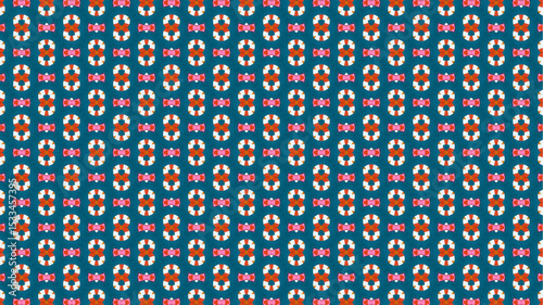 Digital seamless pattern background for fashion textile vector.