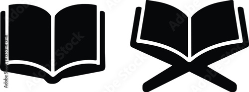 Holy Quran and Rehal (Book Stand) Icons