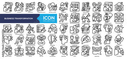 Line - Business Transformation Icon Collection