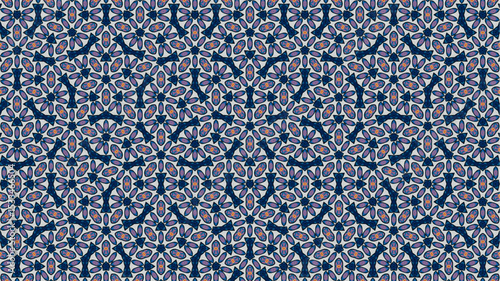 Digital seamless pattern background for fashion textile vector.