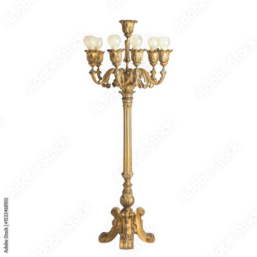Wallpaper Mural Ornate candelabra floor lamp on transparent background Torontodigital.ca