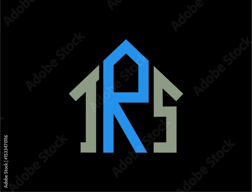 Abstract house logo design