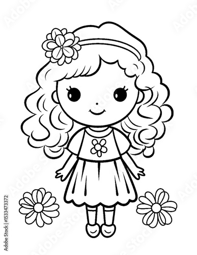 Black and white color pages for kids