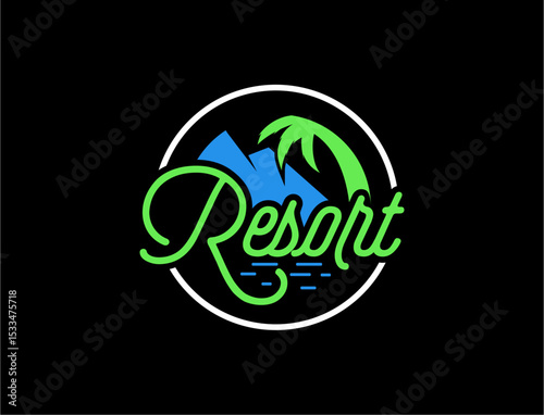 Resort logo design