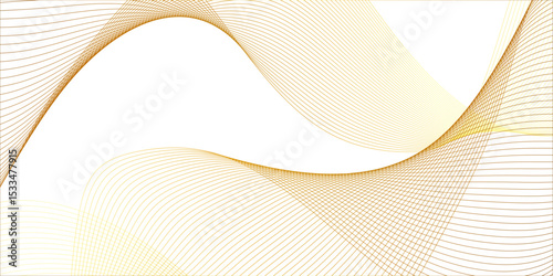  gold background .Minimal abstract geometry background with golden lines luxury design templates . golden colors isolated on white background.in concept of music, technology, ai