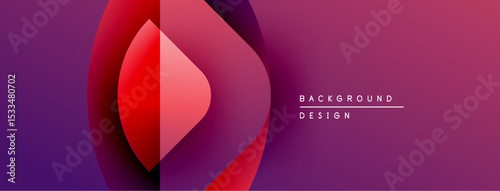Abstract gradient background. Red, purple hues blend smoothly. Minimalist design with text elements present. Modern aesthetic.