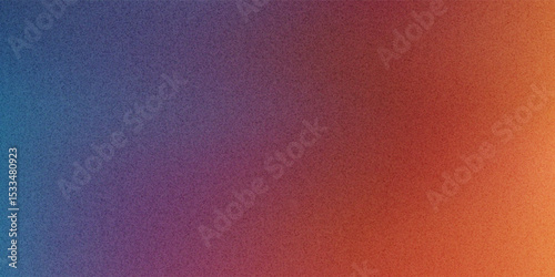 Dark blue orange red grainy texture background abstract vibrant color wave shape black backdrop noisy wide banner header design