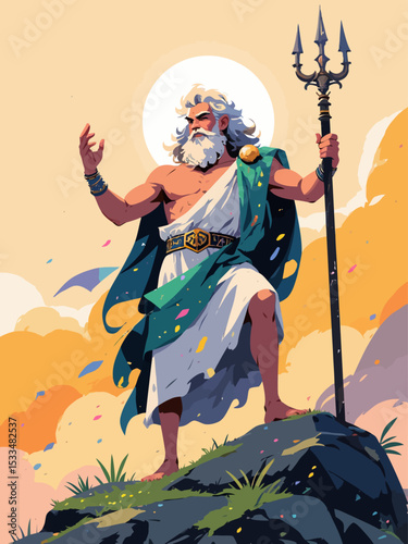 Zeus Father of Gods Greek mythology Gods of mythology series