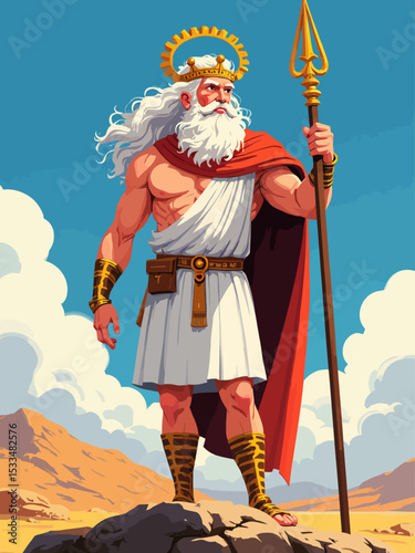 Zeus Father of Gods Greek mythology Gods of mythology series