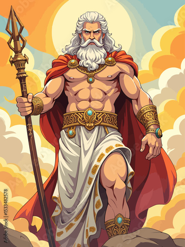 Zeus Father of Gods Greek mythology Gods of mythology series