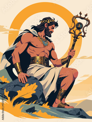 Zeus Father of Gods Greek mythology Gods of mythology series