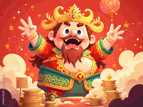  Chinese new year God of Wealth, Choy San