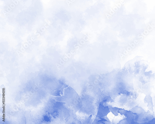 Abstract colorful watercolor for background. Digital art painting. For Watercolor wedding invitation card
