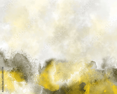 Abstract colorful watercolor for background. Digital art painting. For Watercolor wedding invitation card