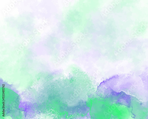 Abstract colorful watercolor for background. Digital art painting. For Watercolor wedding invitation card