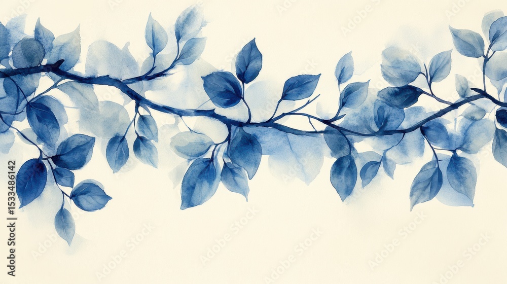 Fototapeta premium Watercolor Lemon tree branches seamless border,lemon set On a white background,Summer citrus fruit,Juicy colors,Hand drawn lemon set,Botanical illustration collection,Whole lemons,banner menu drink.