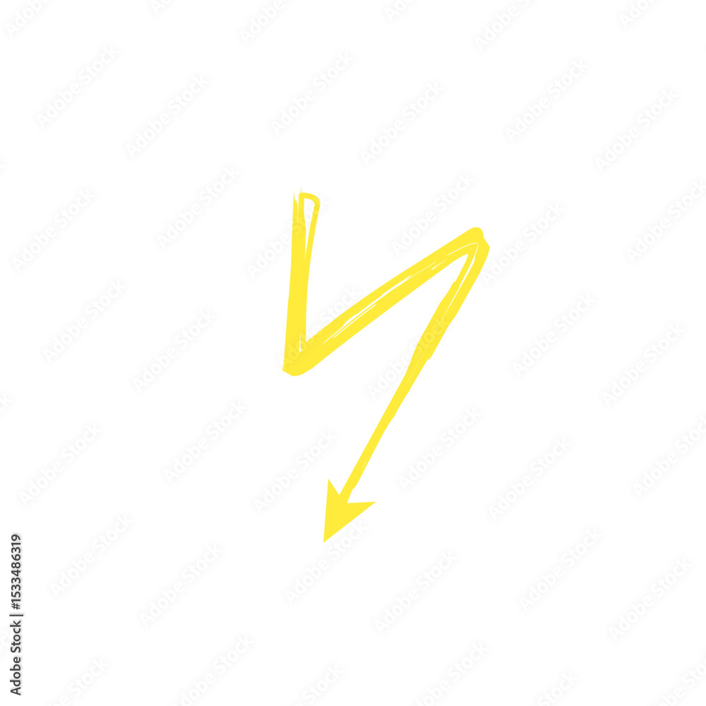 handdrawn chalk arrow stroke cute handdrawn chalk arrow stroke cute