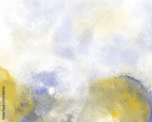 Abstract colorful watercolor for background. Digital art painting. For Watercolor wedding invitation card