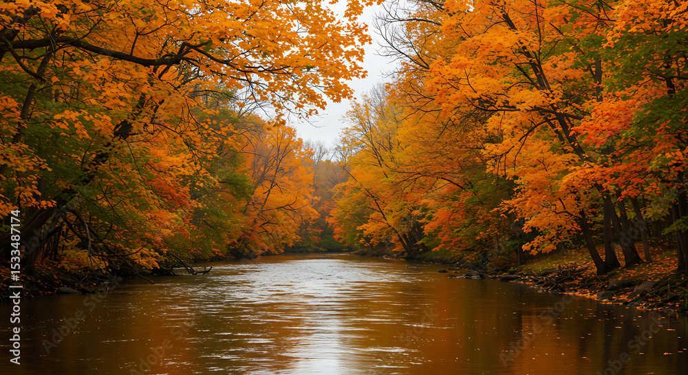 Fototapeta premium autumn in the forest