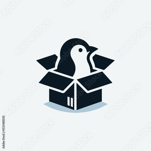 penguin box logo