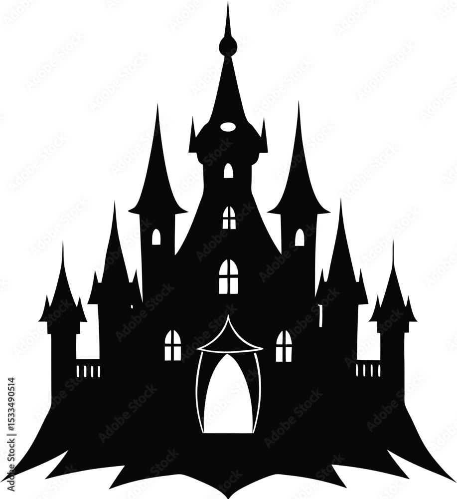 Fototapeta premium castle in the night