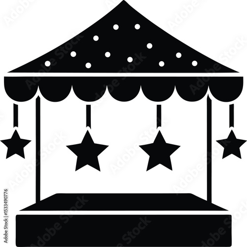 circus tent vector illustration