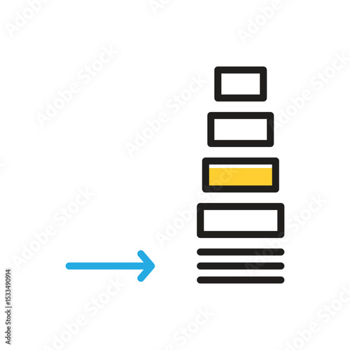 Multi color icon for bottom