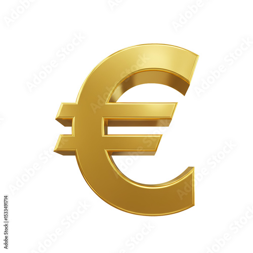 A shiny 3D golden euro symbol on a black background, representing European currency and value.