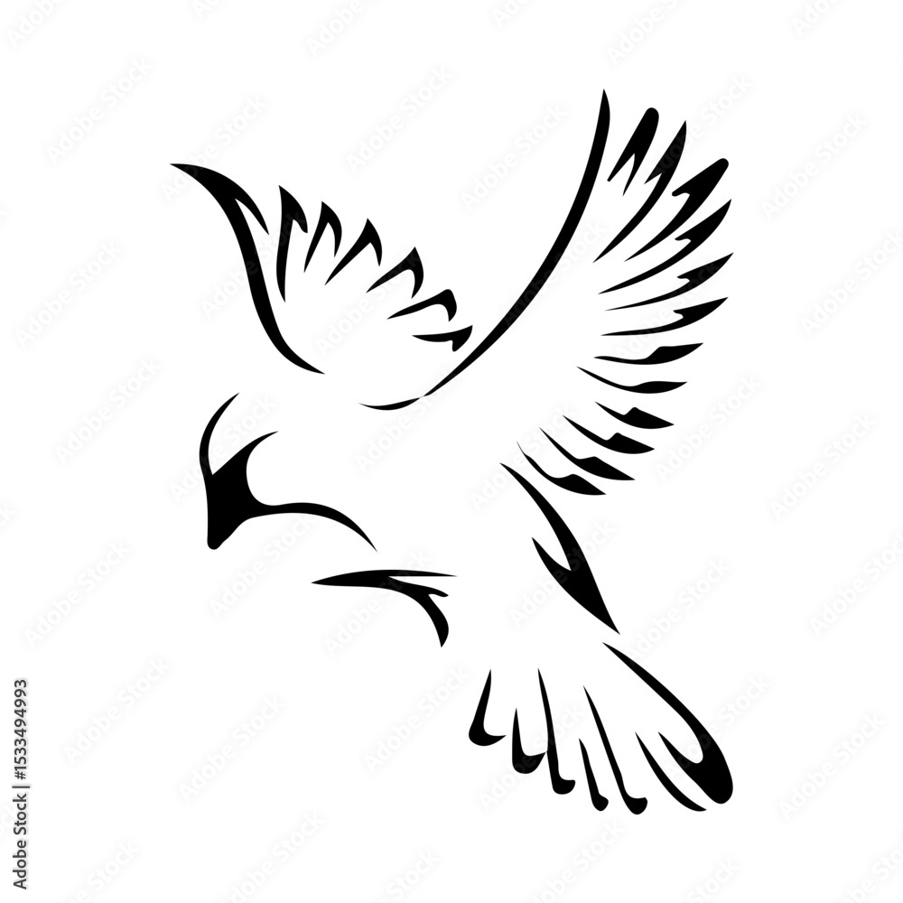 Obraz premium Hawk icon