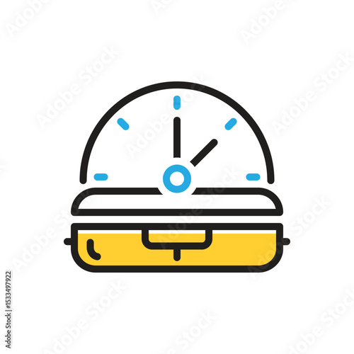 Multi color icon for lunch