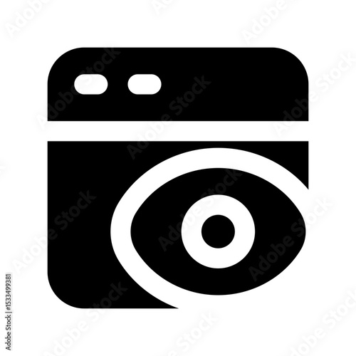 page view glyph icon