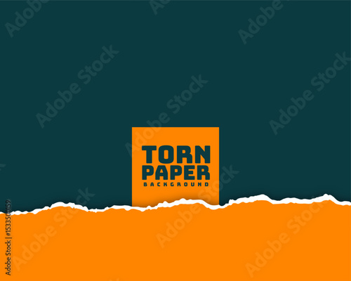 abstract torn page ripped texture background for notebook or scrapbook vecor