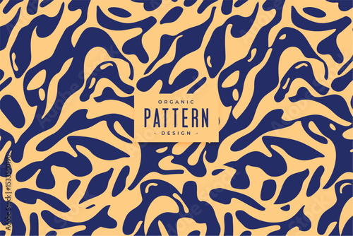 abstract curvy organic texture background for fabric print