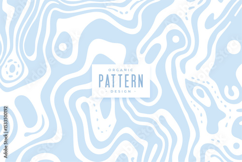 abstract curvy organic shape pattern background