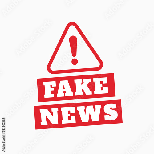 fake news fraud alert sign background